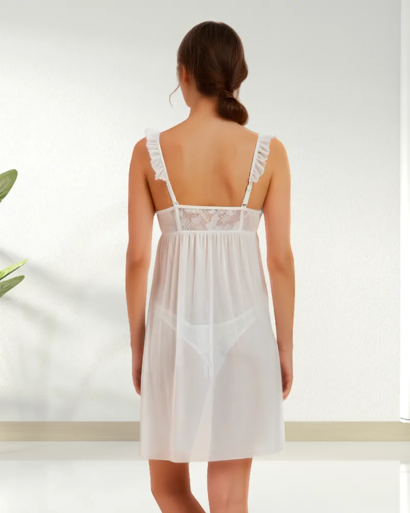 Pearl Whisper Babydoll Lingerie